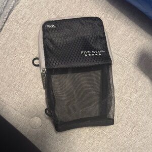 Five Star Black and Gray Mesh Organizer